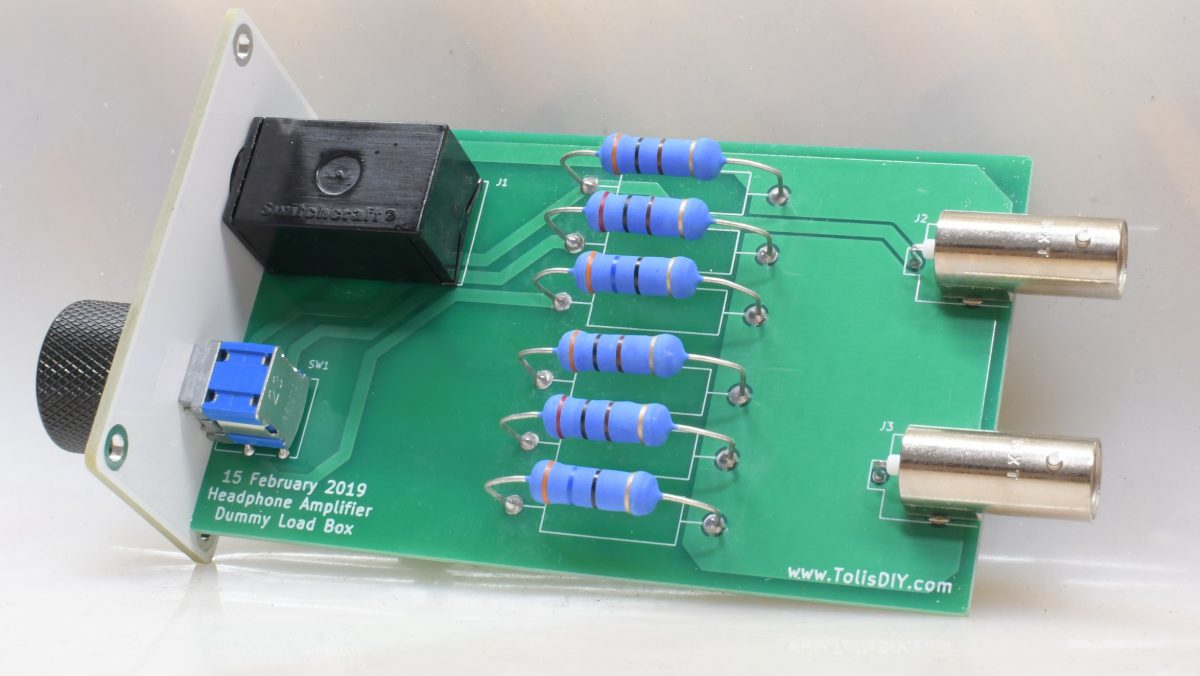 Dummy Load Box for Headphone Amplifiers Testing Toli's DIY
